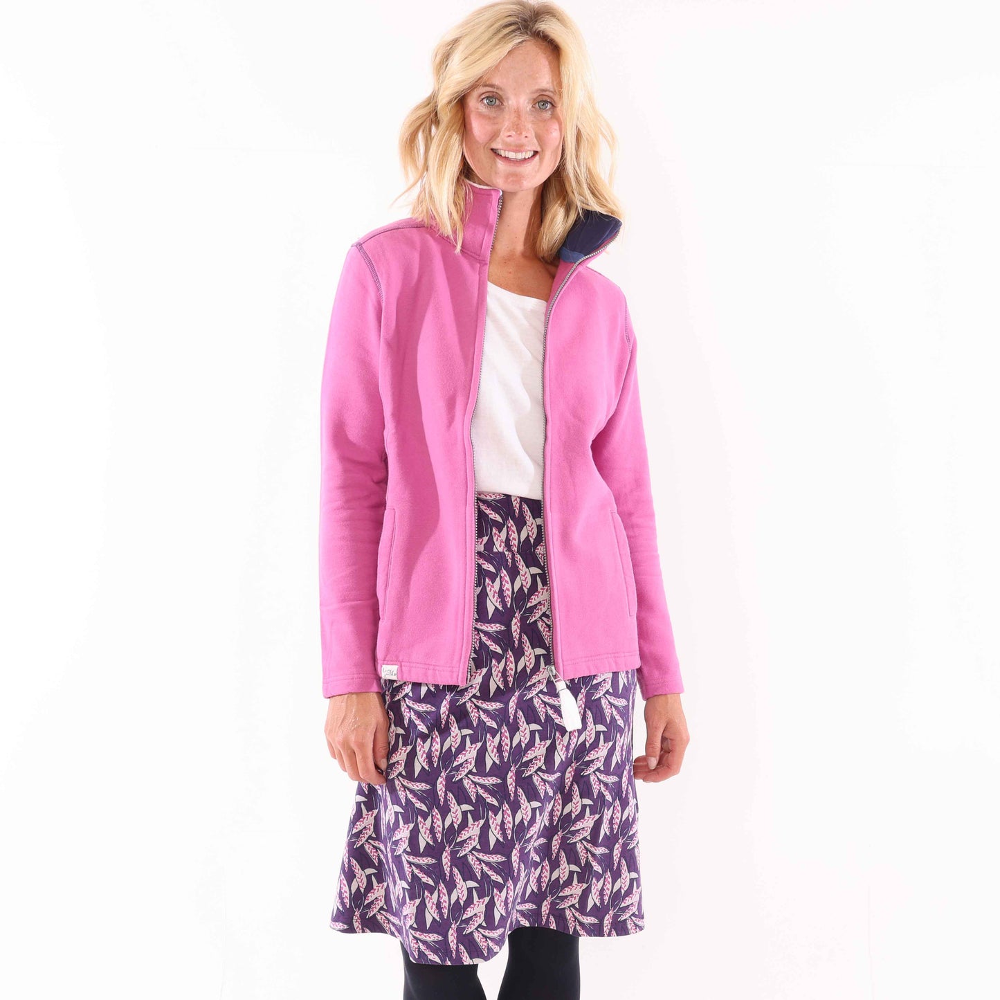 LJ41 - Printed Jersey Skirt - Barley