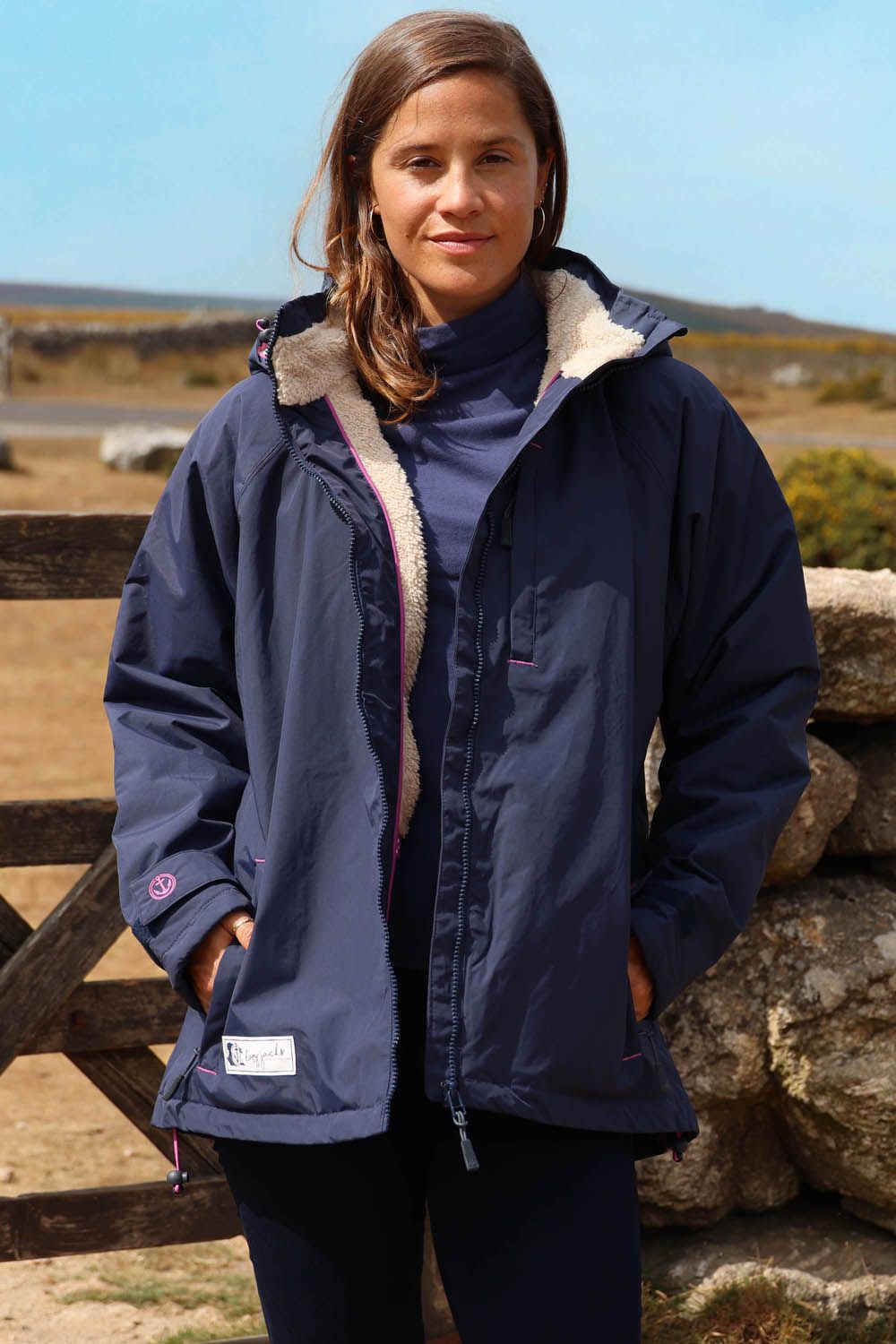 LJ158 - Snug Lined Coat - Twilight