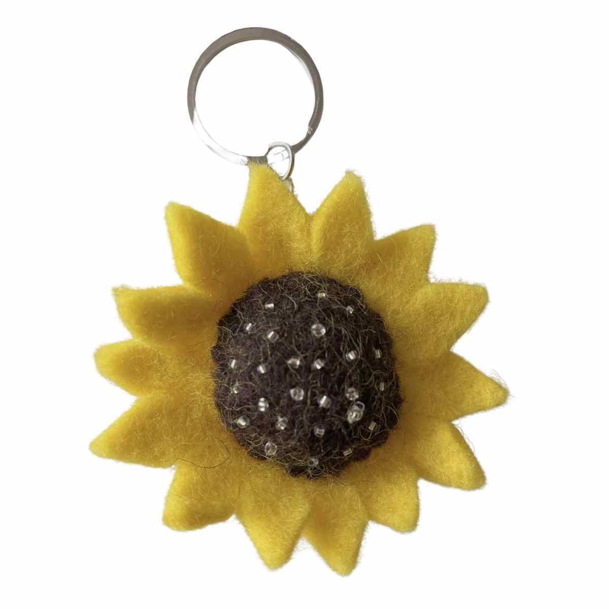 Sunflower Key Ring