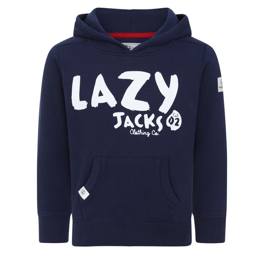 LJ21C - Boy's Hooded Sweatshirt - Marine