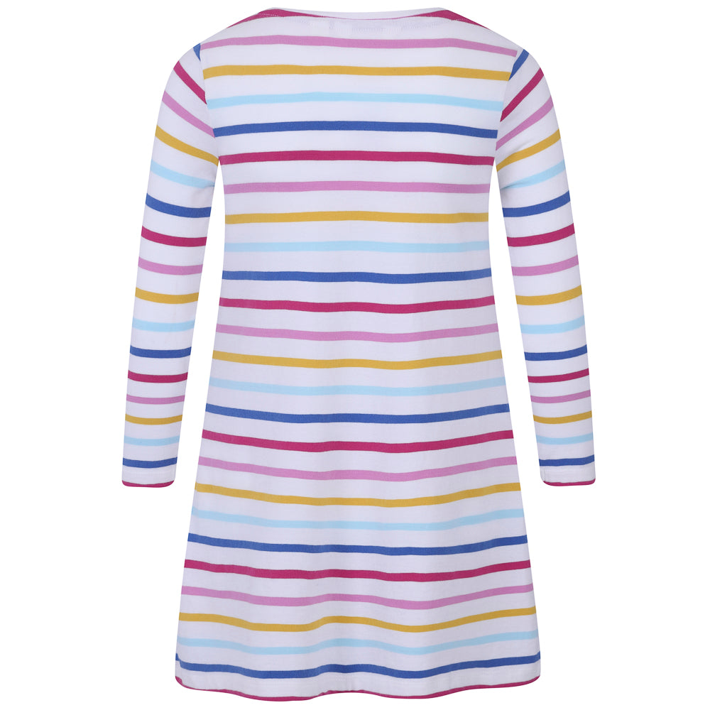 LJ115C - Girls T shirt Dress - Multi