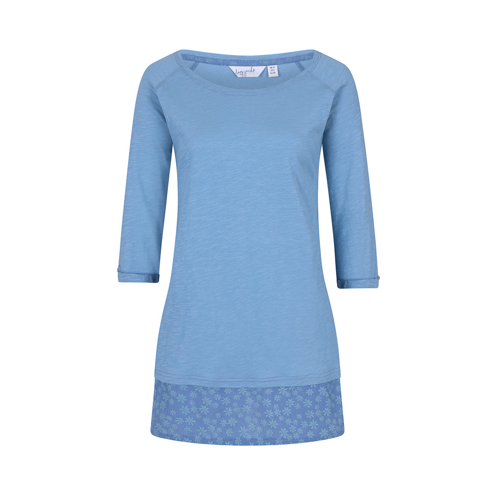 LJ176 - 3/4 Length Sleeve Tunic - Niagara