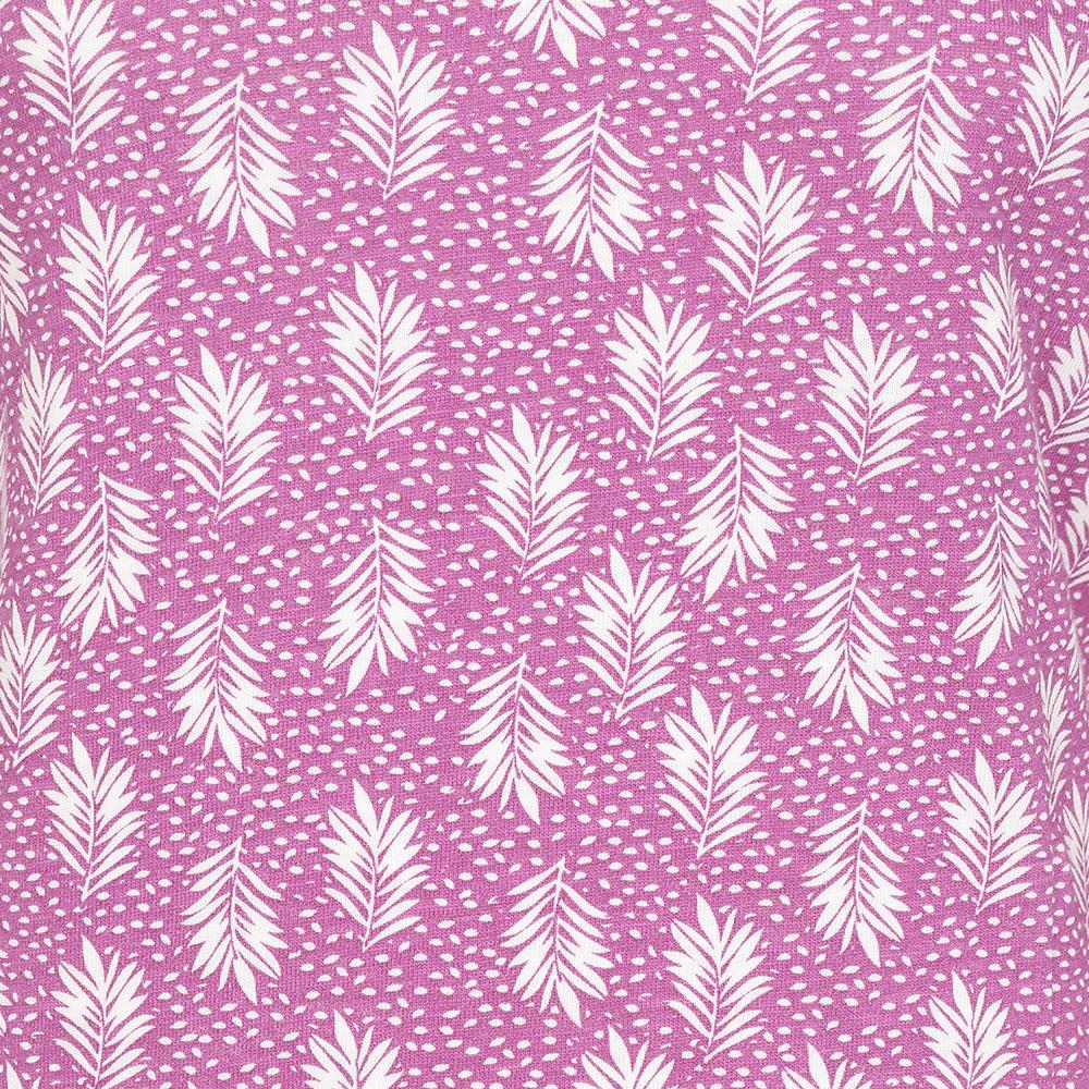 LJ224 - Printed Dress with Pockets - Leaves