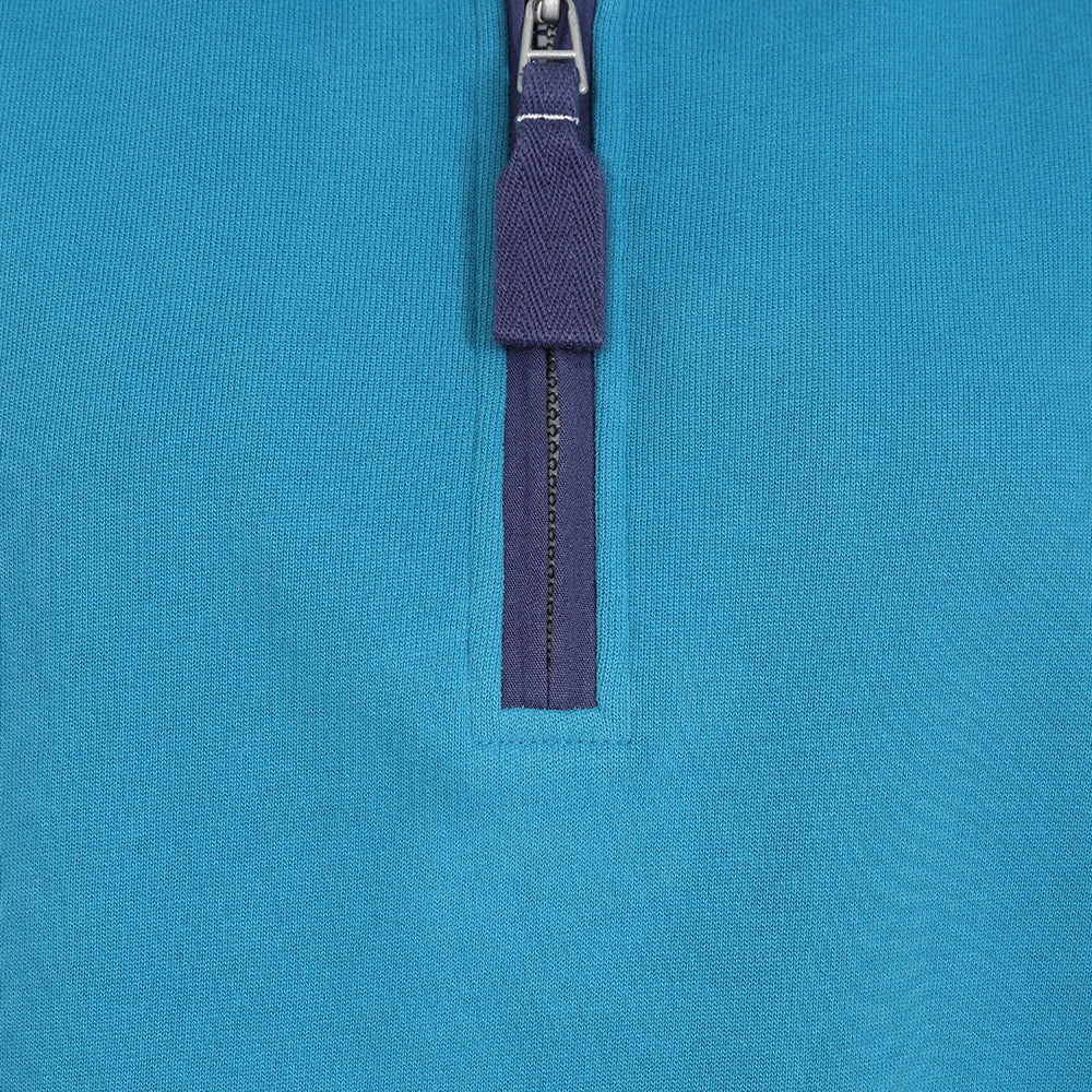 LJ3 - Ladies' 1/4 Zip Sweatshirt - Peacock