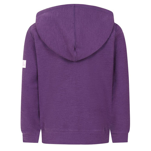 LJ102C - Girl's Textured Full Zip Sweatshirt - Loganberry