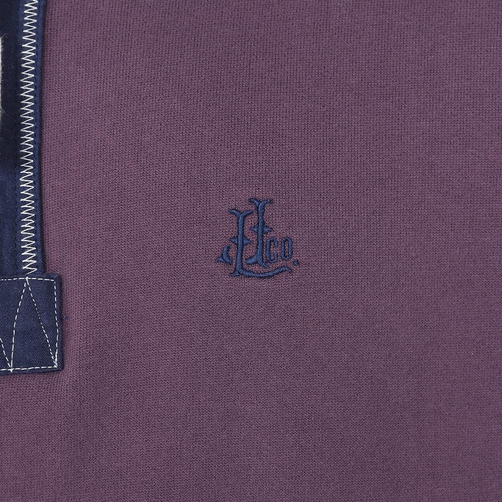 LJ40 - Men's Quarter Zip Sweatshirt - Grape