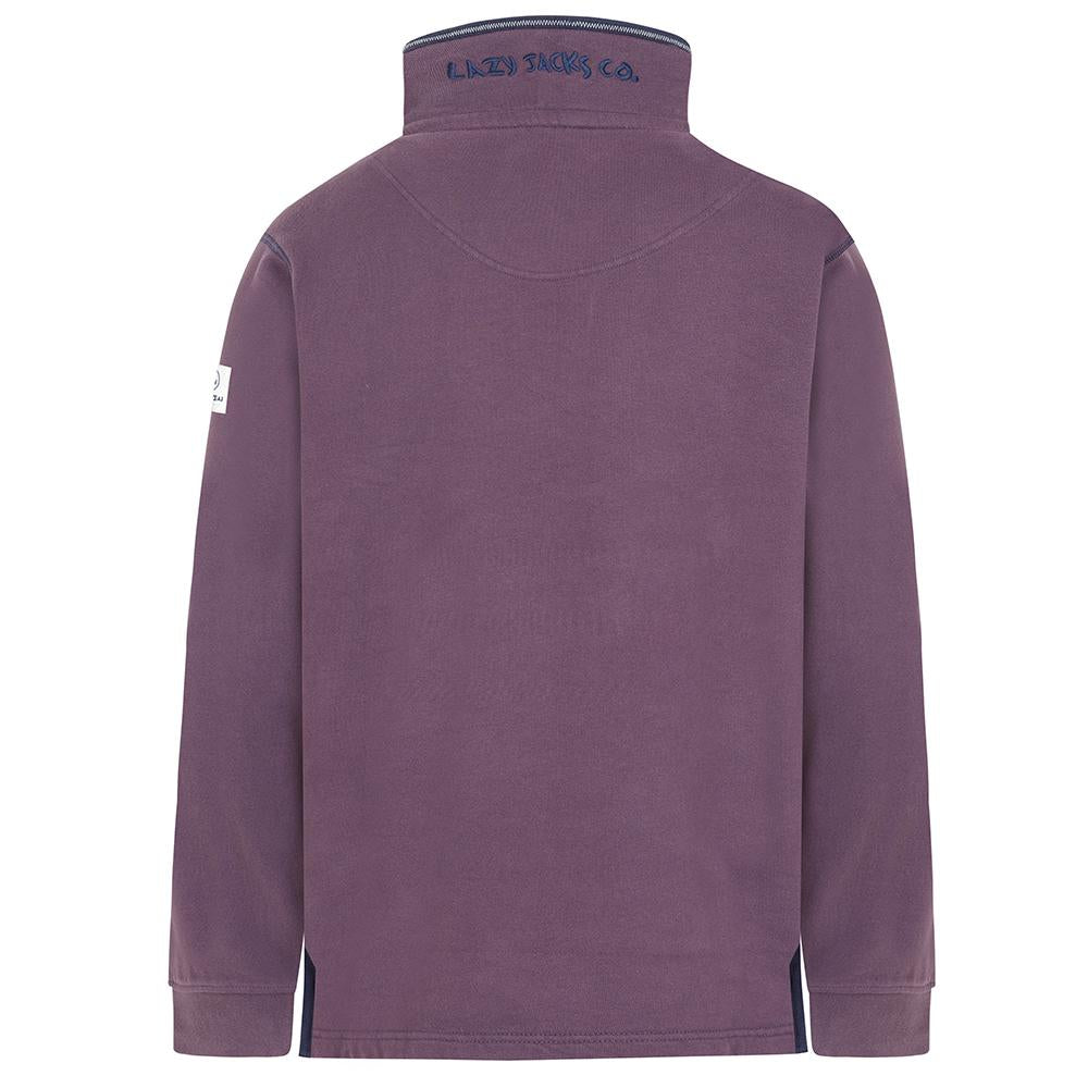 LJ40 - Men's Quarter Zip Sweatshirt - Grape