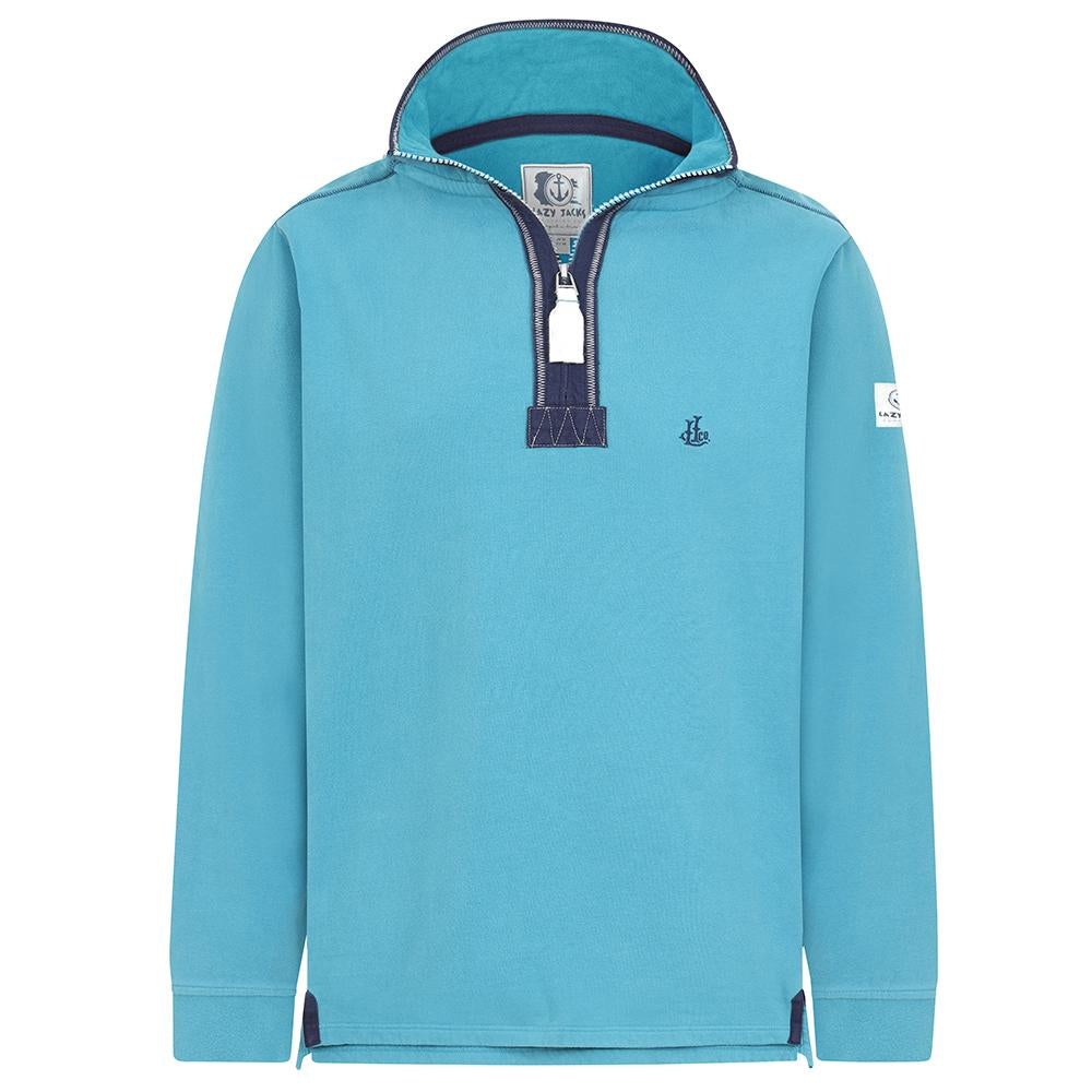 LJ40 - Men's Quarter Zip Sweatshirt - Teal