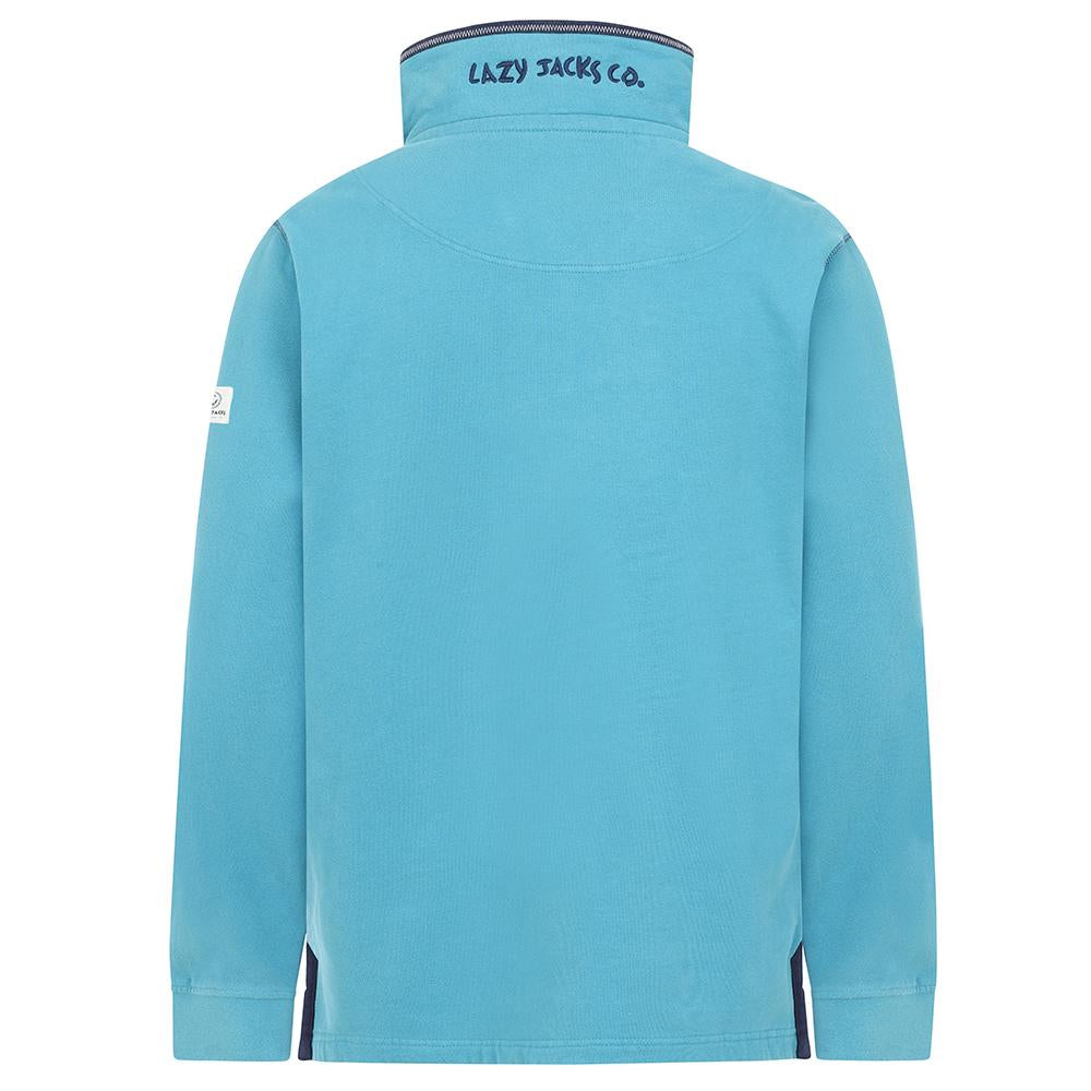 LJ40 - Men's Quarter Zip Sweatshirt - Teal