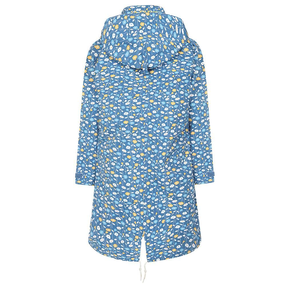 LJ67P - Ladies Longline Waterproof Coat - Daisy Teal