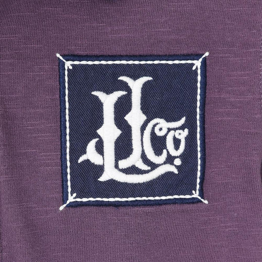 LJ76C - Boys Long Sleeve Rugby Shirt - Grape