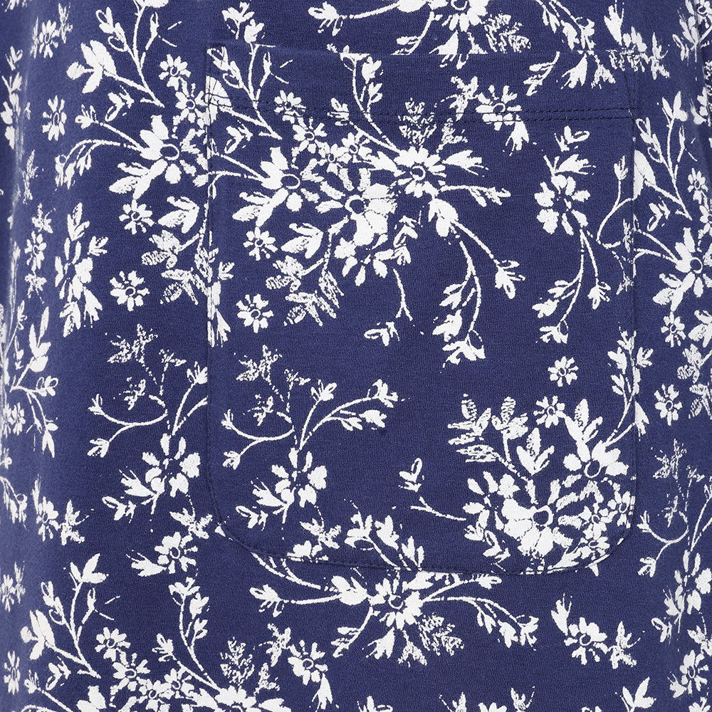 LJ108 - Printed Tunic - Autumn Flowers