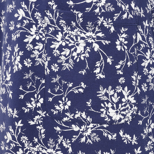 LJ108 - Printed Tunic - Autumn Flowers