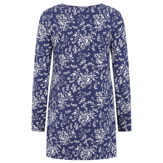 LJ108 - Printed Tunic - Autumn Flowers