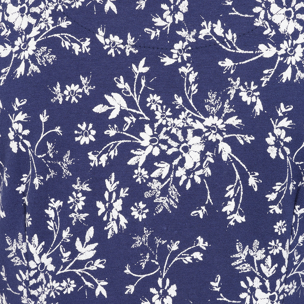 LJ108 - Printed Tunic - Autumn Flowers