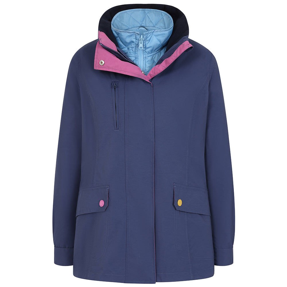 LJ152 - 2 in 1 Coat - Twilight