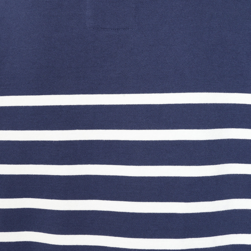 LJ20S - Striped Roll Neck Sweatshirt - Twilight