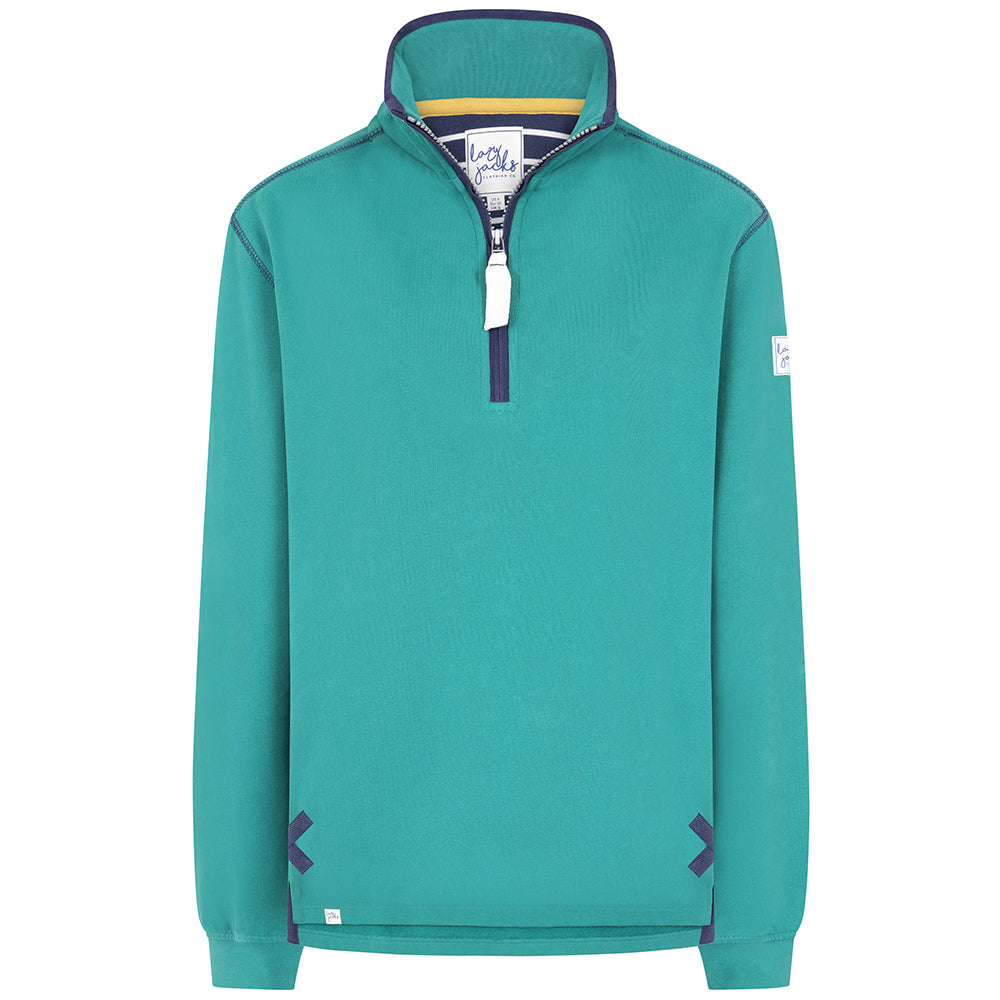LJ3 - Ladies Quarter Zip Sweatshirt - Emerald