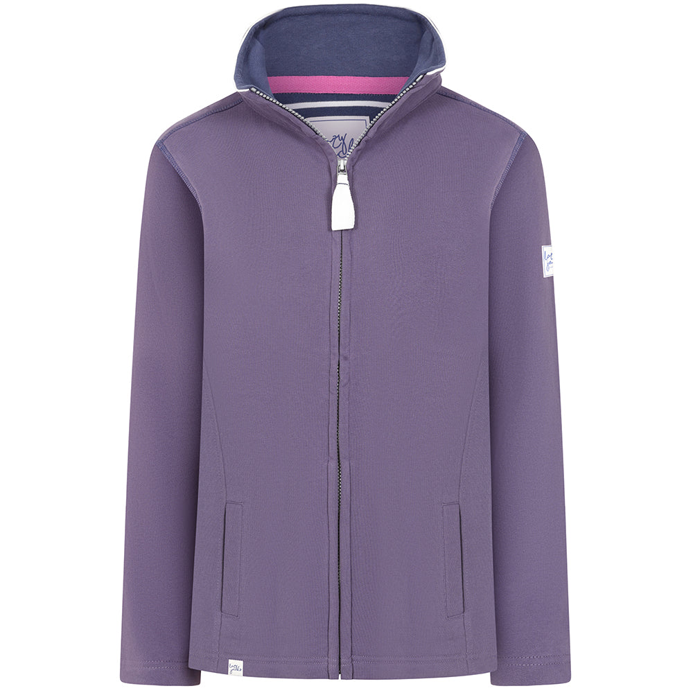 LJ33 - Ladies Full Zip Sweatshirt - Mauve