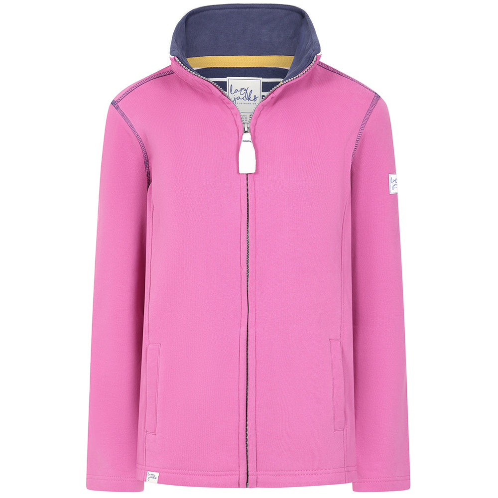 LJ33 - Ladies Full Zip Sweatshirt - Raspberry