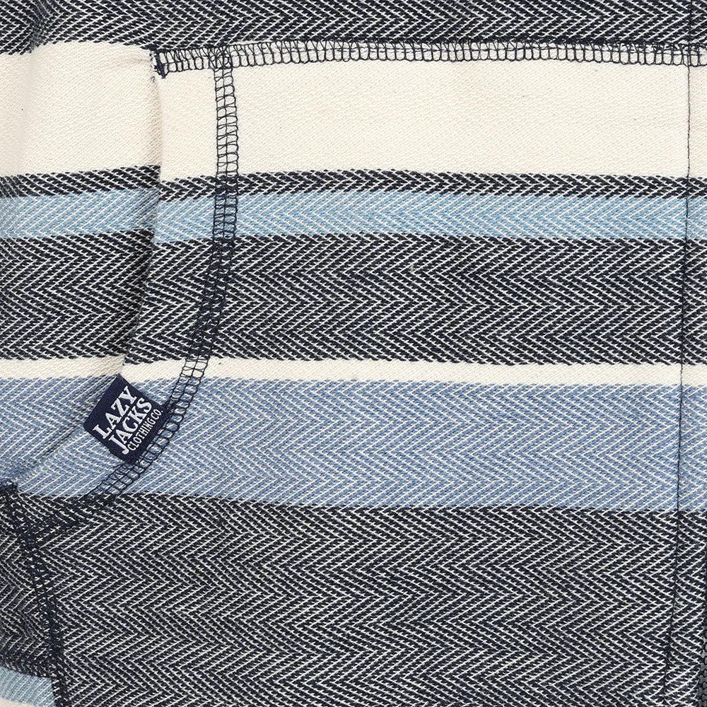 LJ43S - Men's Textured Full Zip Hoody - Marine