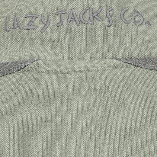 LJ705 - Pique Panel Sweatshirt - Khaki