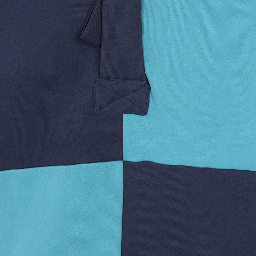 LJ720 - Quartered Sweatshirt - Peacock/Storm
