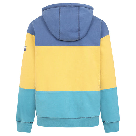 LJ721 - Men's Full Zip Panelled Hoody - Heather