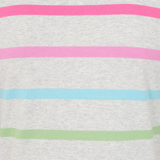 LJ97M - Long Sleeve Multi Stripe Breton - Winter Brights