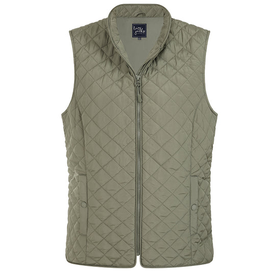 GL1 - Ladies Quilted Gilet - Khaki