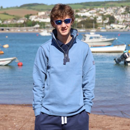 LJ40 - Men's 1/4 Zip Sweatshirt - Airforce
