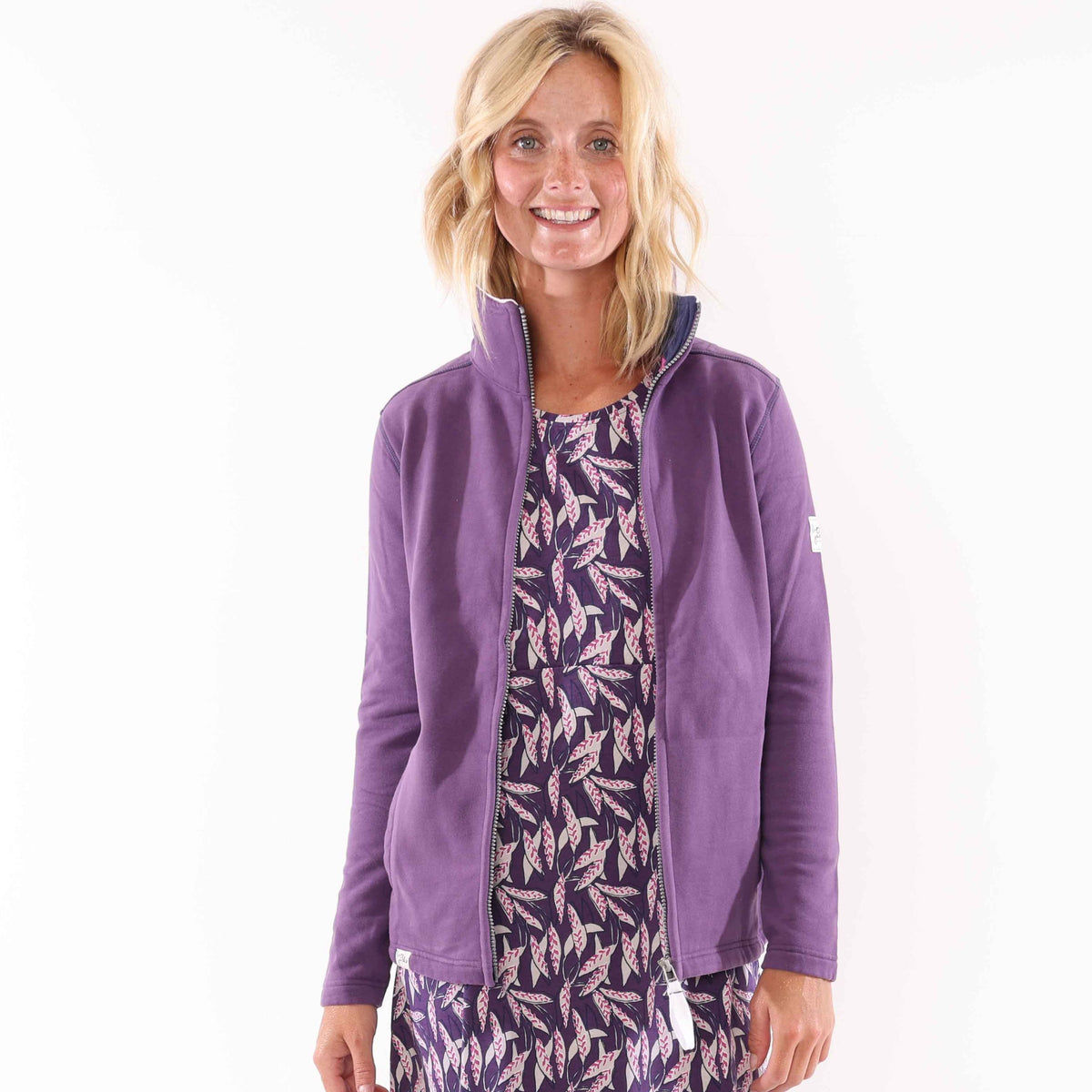 LJ114 - Printed Tunic Top - Barley