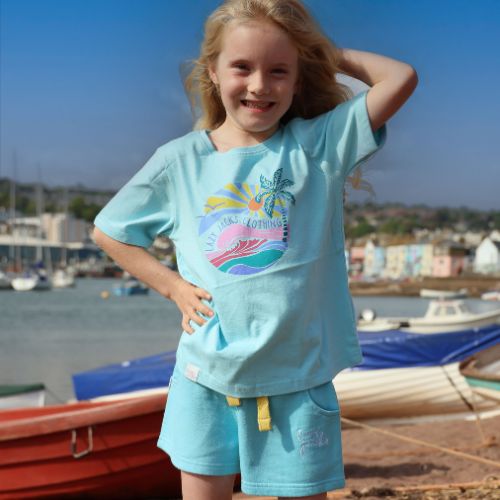 LJ208C - Girls' Printed Top - Spearmint