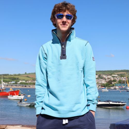 LJ40 - Men's 1/4 Zip Sweatshirt - Spearmint