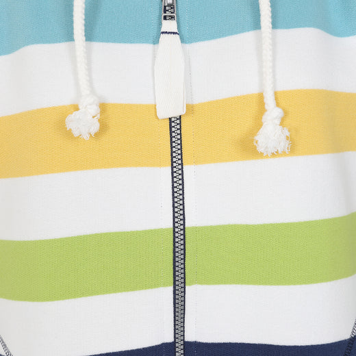 LJ101S - Ladies Stripe Full Zip Hoody - Greens