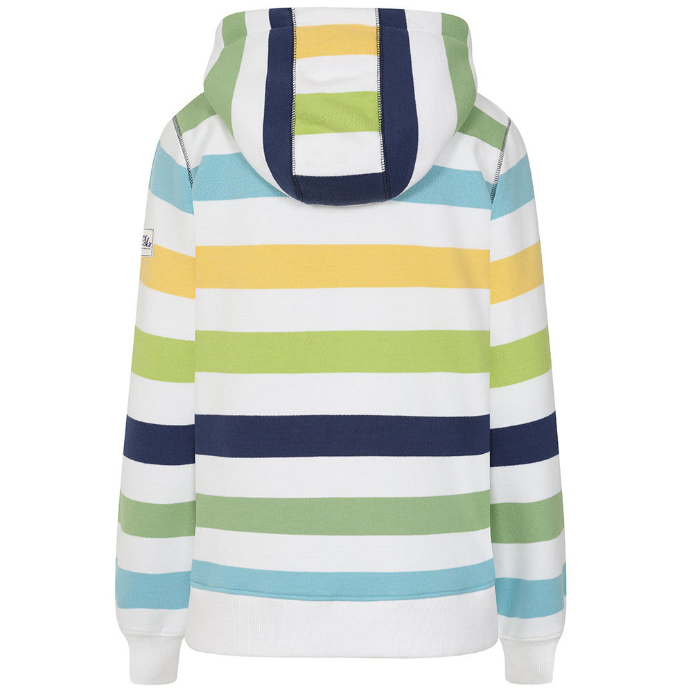LJ101S - Ladies Stripe Full Zip Hoody - Greens