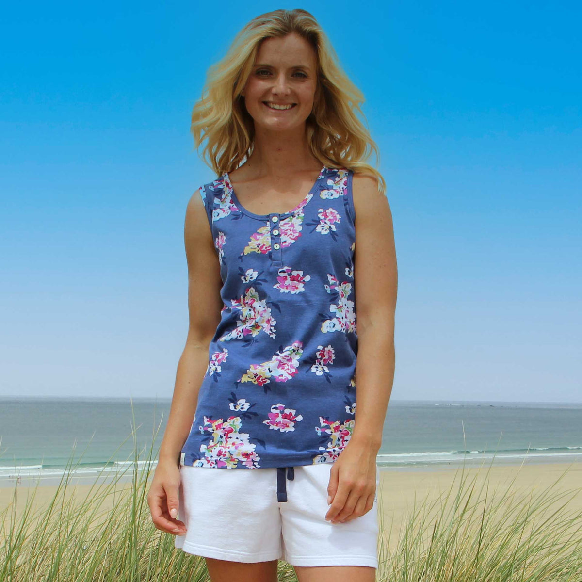 LJ110P - Ladies Printed Vest - Wildflower