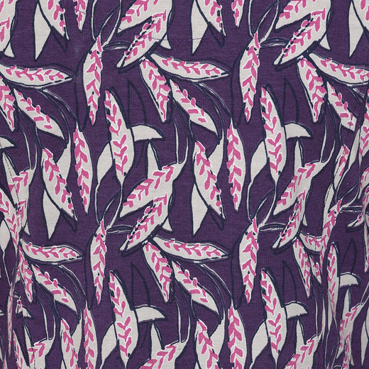LJ114 - Printed Tunic Top - Barley