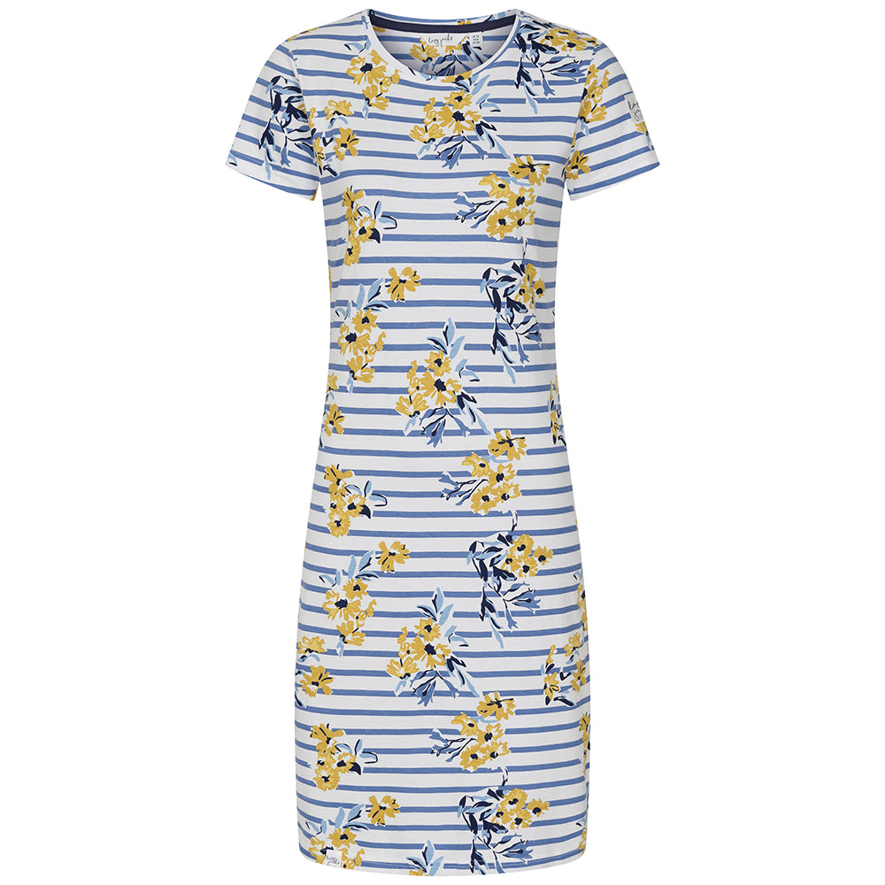 LJ115P - Ladies' T-Shirt Dress - Meadow Blue