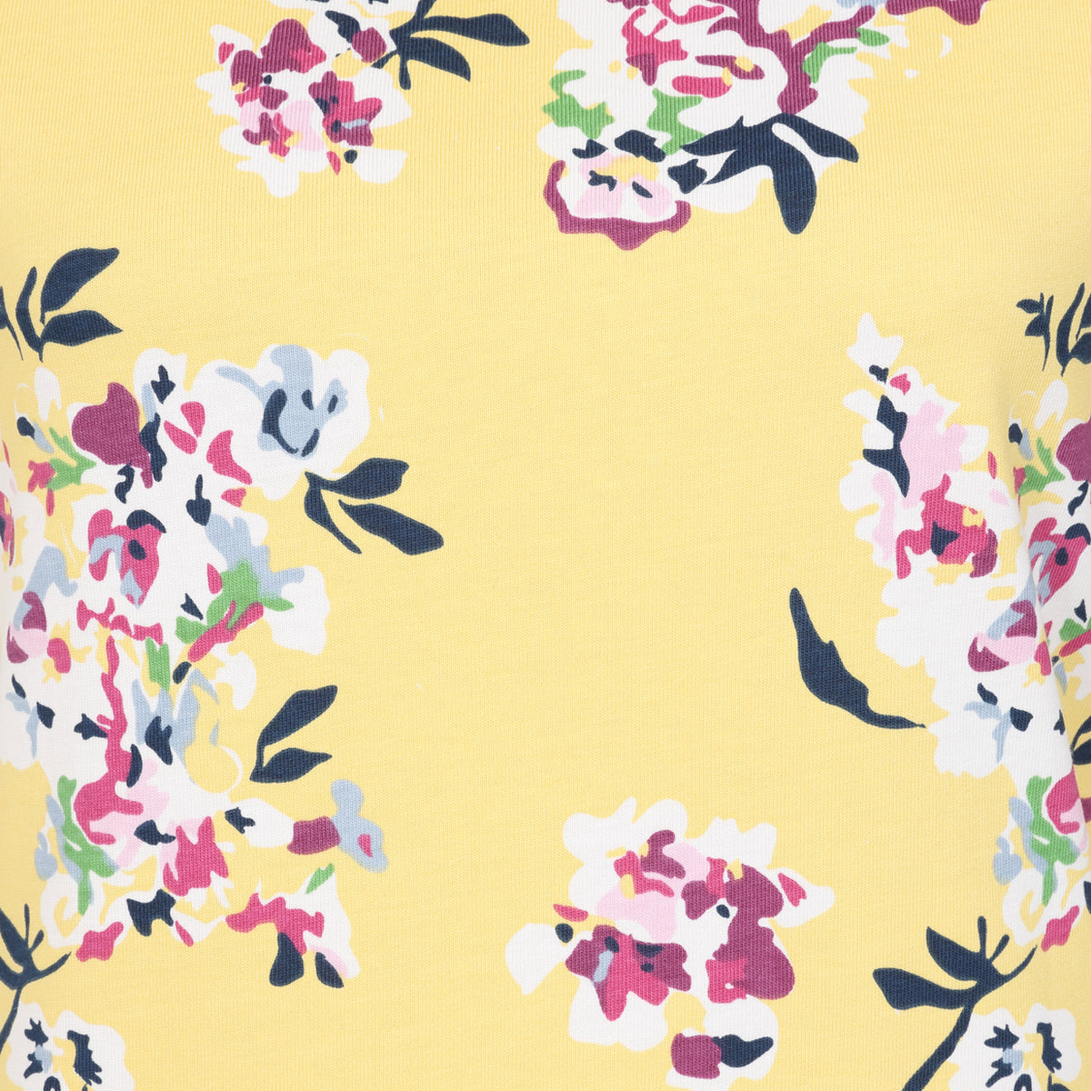 LJ115P - Patterned T-Shirt Dress - Wildflower
