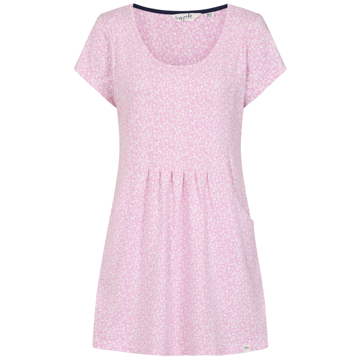 LJ116 - Printed Tunic Top - Ditsy