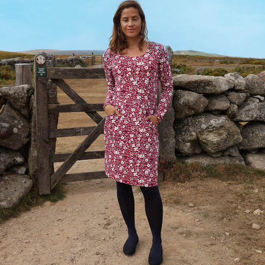 LJ120 - Printed Dress - Petals