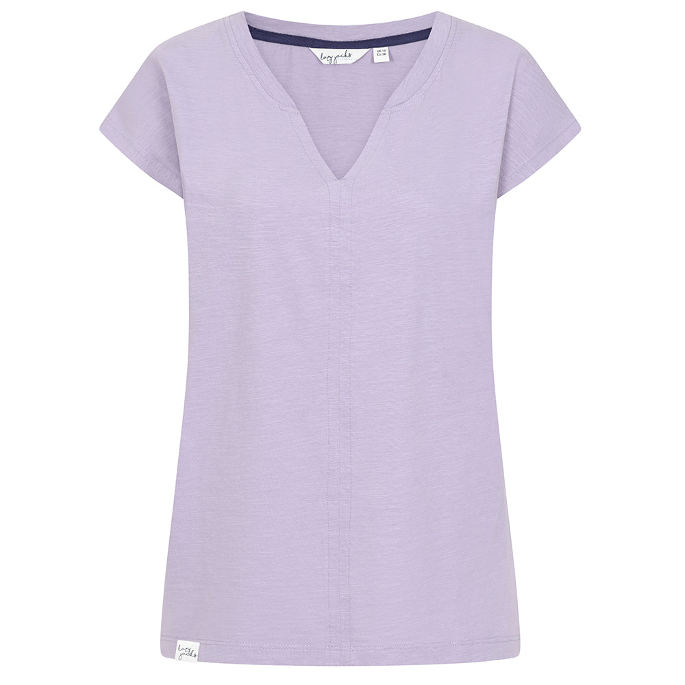 LJ156 - Ladies' V Neck T-Shirt - Lilac