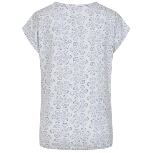 LJ156 - Printed V Neck T-Shirt - Swirls