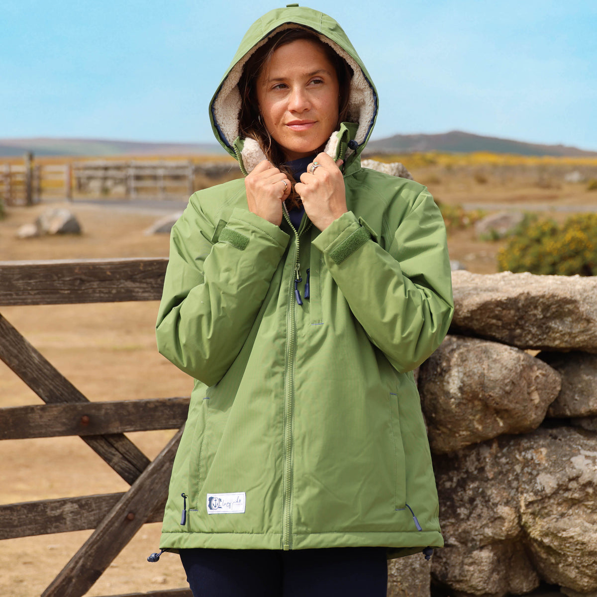 LJ158 - Snug Lined Coat - Sage