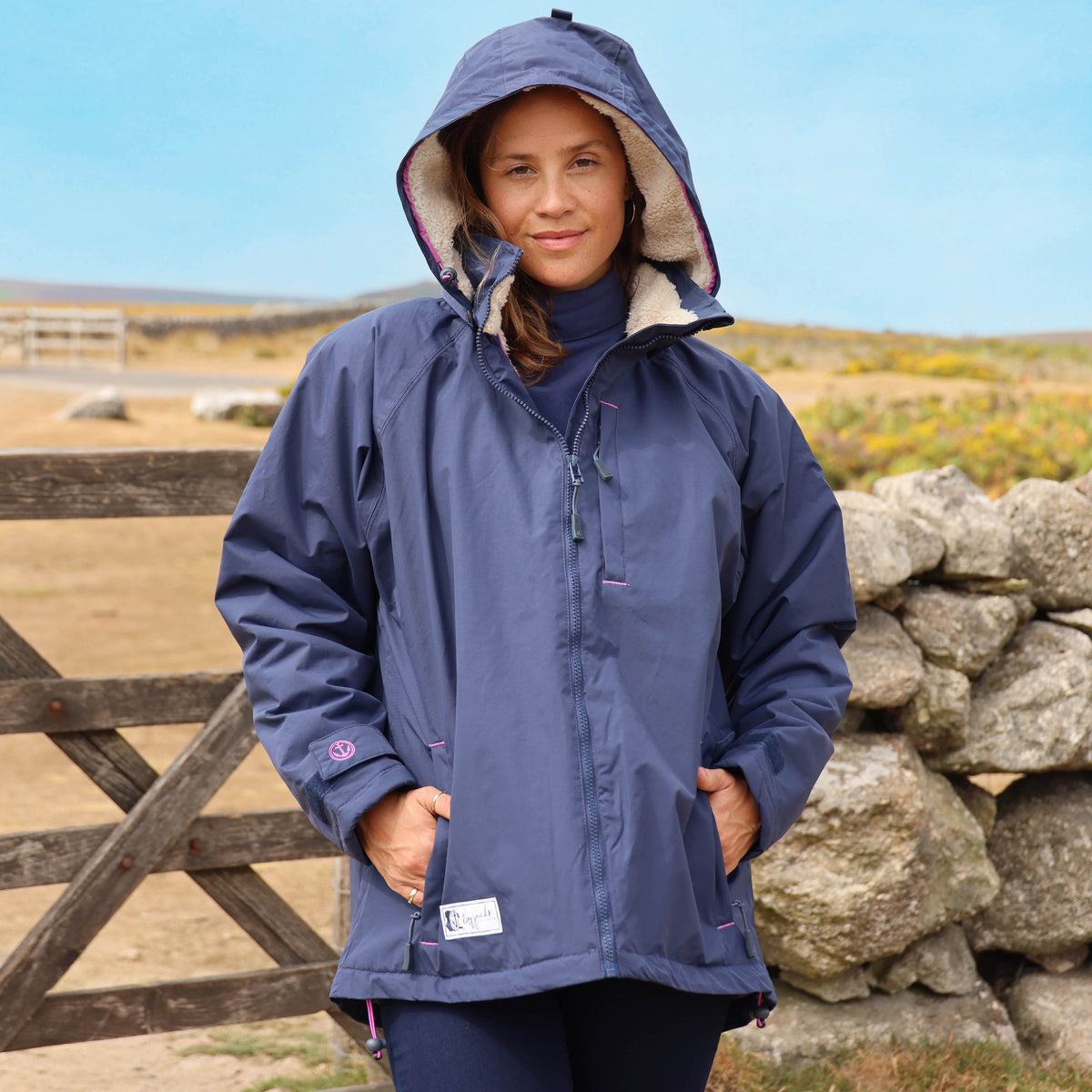 LJ158 - Snug Lined Coat - Twilight