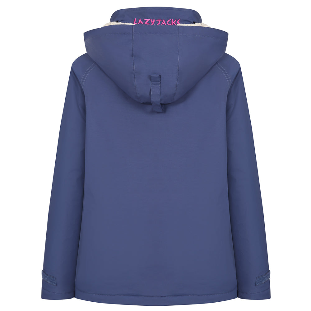 LJ158 - Snug Lined Coat - Twilight