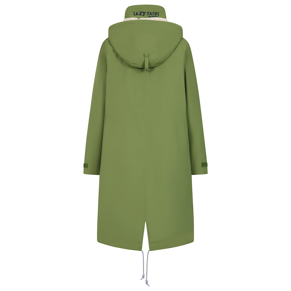 LJ159 - Longline Snug Lined Coat - Sage
