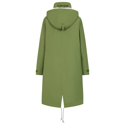 LJ159 - Longline Snug Lined Coat - Sage