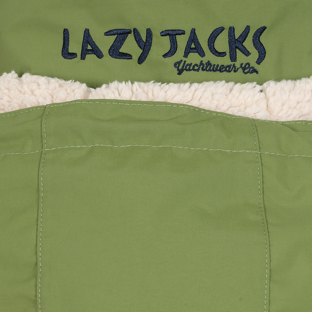 LJ159 - Longline Snug Lined Coat - Sage